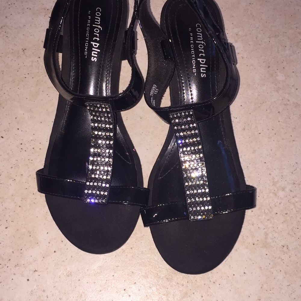 Black low heels